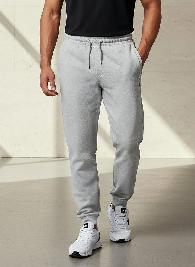 Men Regular Fit Joggers with Pockets